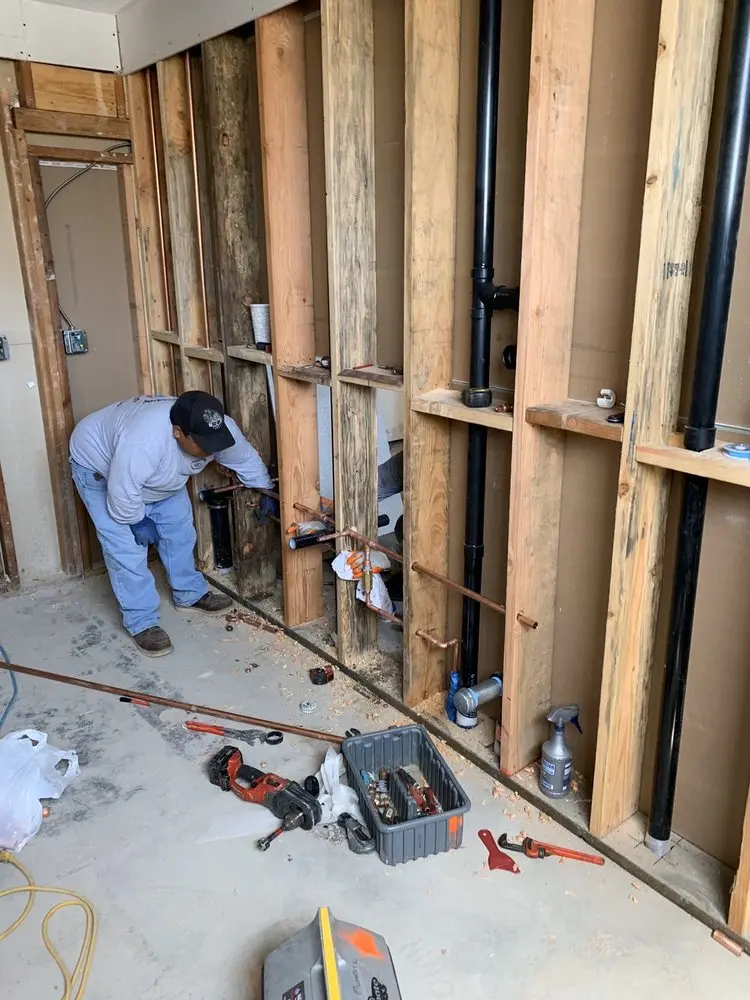Commercial rough-in plumbing for Water Heater Replacement in Lake Morton-Berrydale